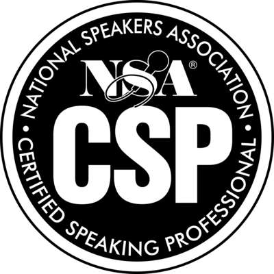 National Speakers Association Certified Speaking Professional (CSP) seal